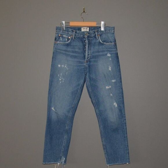 AGOLDE Jamie High Rise Straight Jeans Sz 28 - Picture 2 of 9